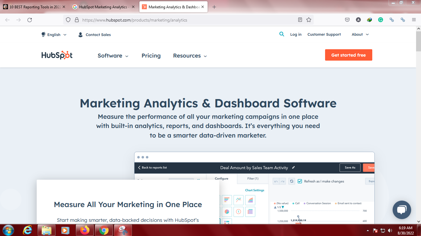 HubSpot Marketing Analytics