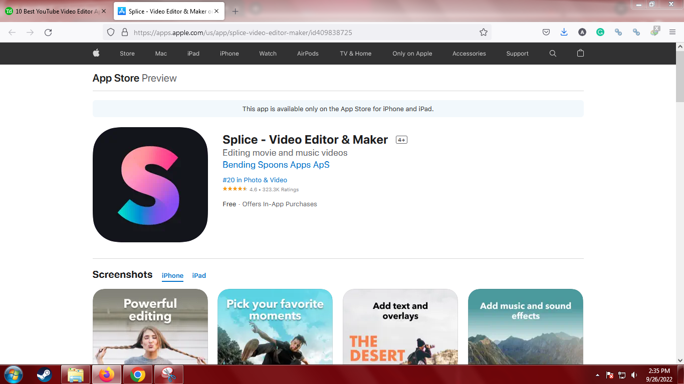 Splice – Video Editor & Maker